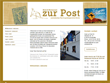 Tablet Screenshot of hotel-zur-post-ochsendorf.de